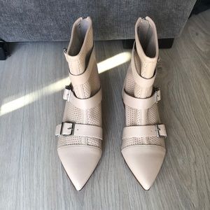 Topshop Leather Andrew Buckle Boots